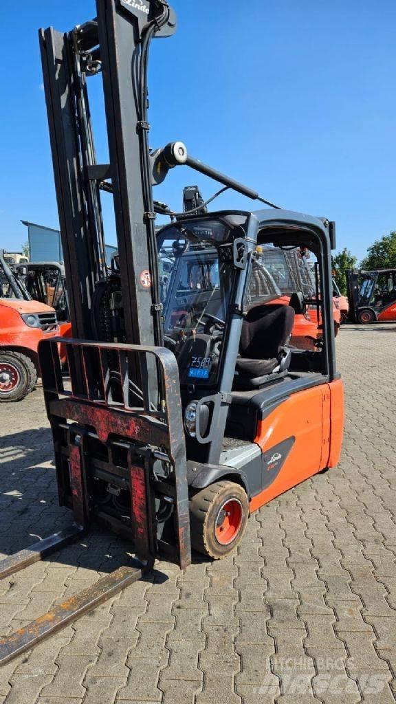 Linde E 18 L/386 شاحنات ذات رافعات شوكية تعمل بالكهرباء