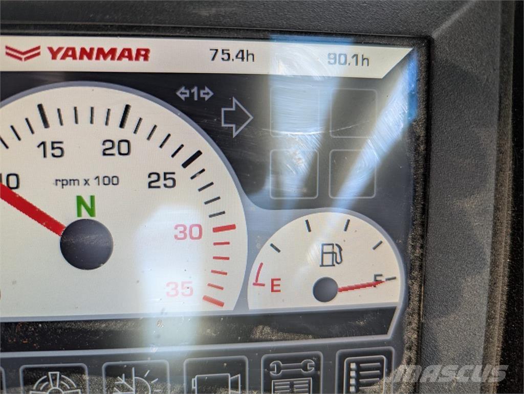 Yanmar B 75 W حفارات بعجل