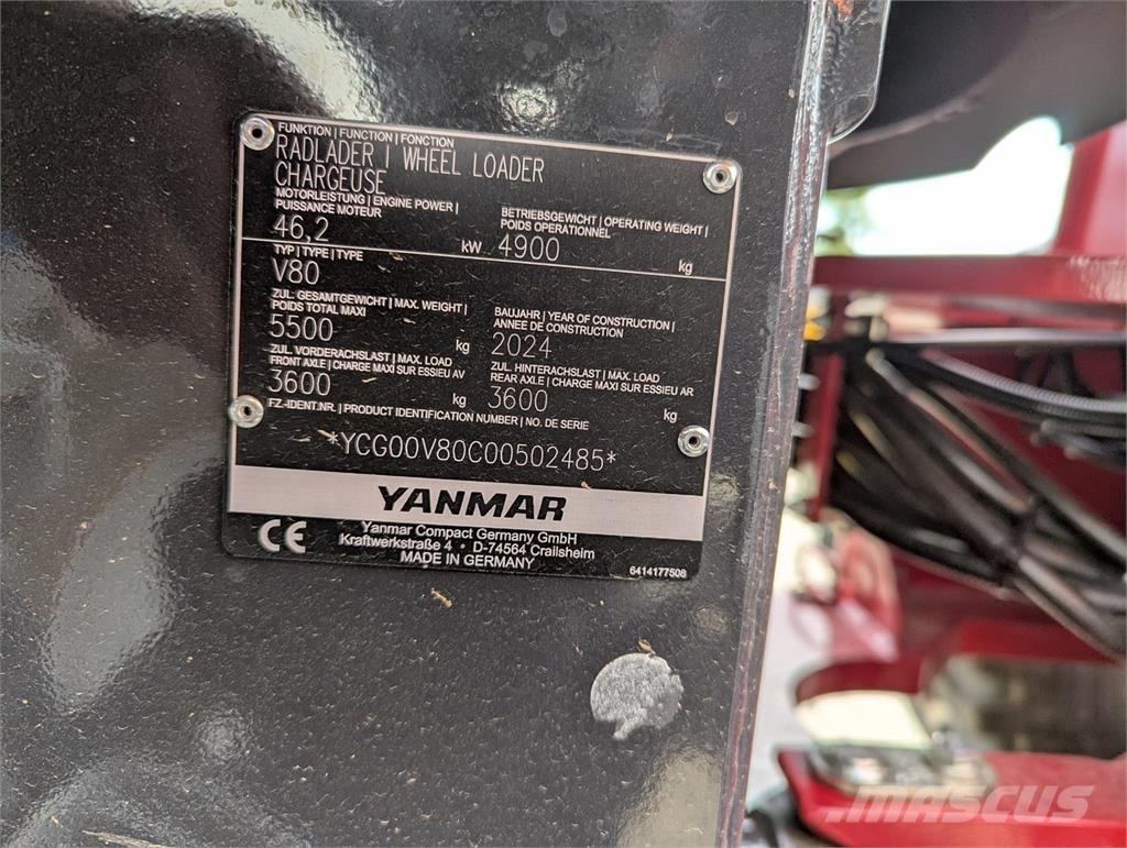 Yanmar V 80 حفارات صغيرة أقل من 7 طن (حفارات صغيرة)