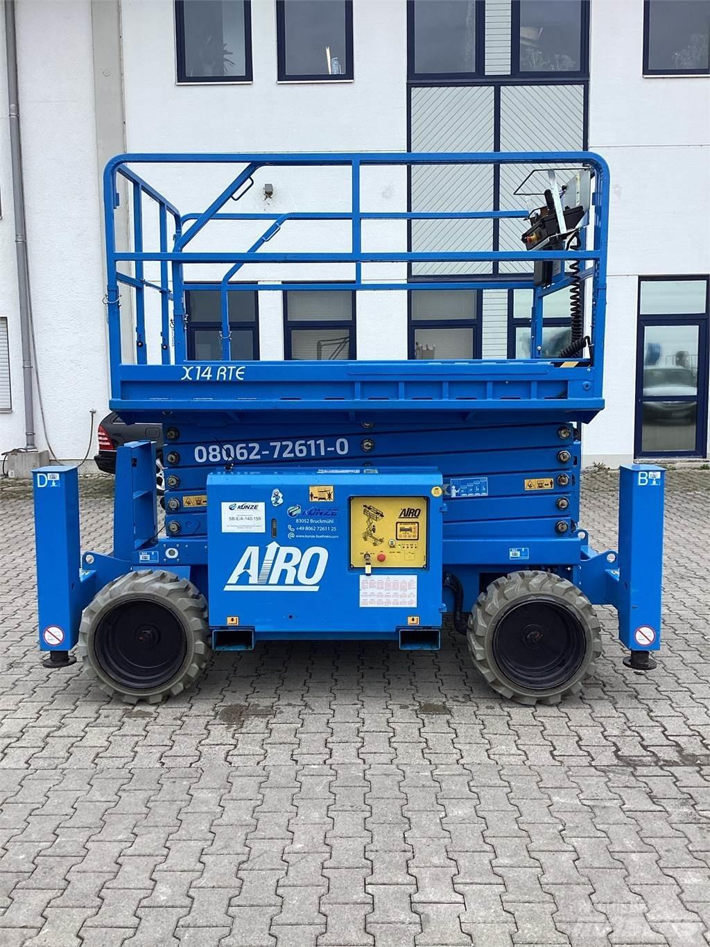 Airo X14-RTE رافعات مقصية الشكل