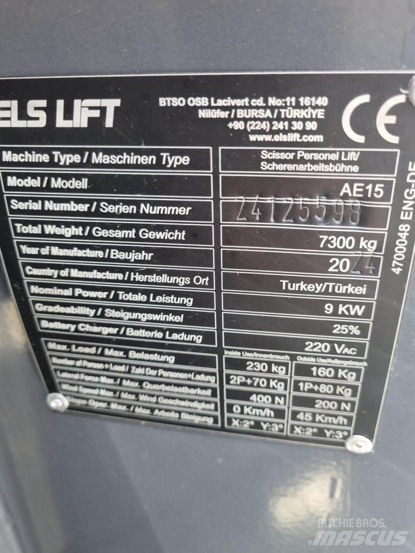 ELS LIFT AE15 رافعات سلة مفصلية