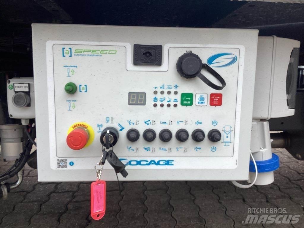 Socage 20D-Speed المنصات الهوائية المثبتة على شاحنة