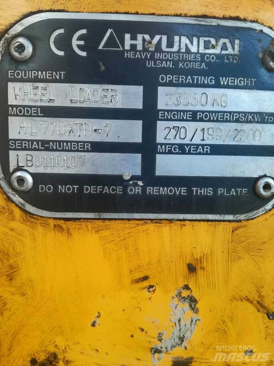 Hyundai HL770XTD-7 لوادر بعجل