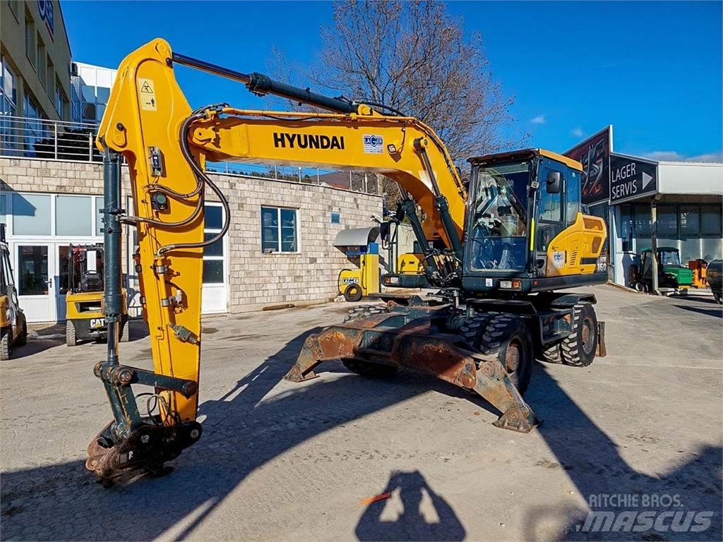 Hyundai HW160 حفارات بعجل