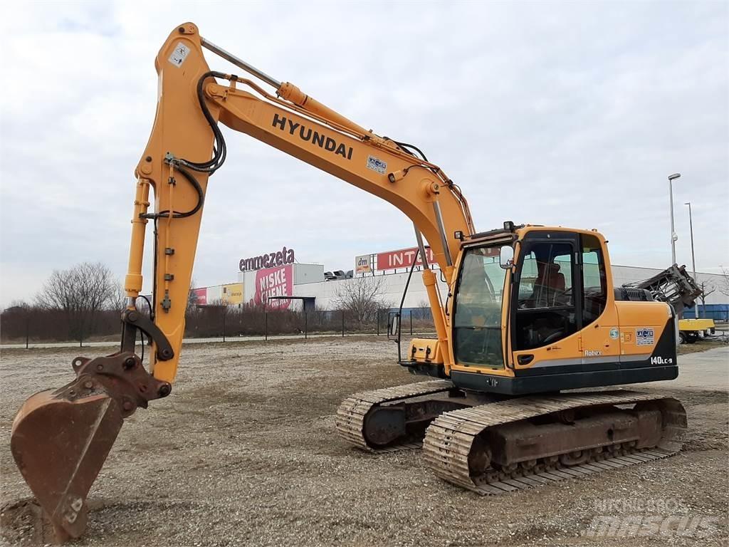 Hyundai R140LC-9 حفارات زحافة