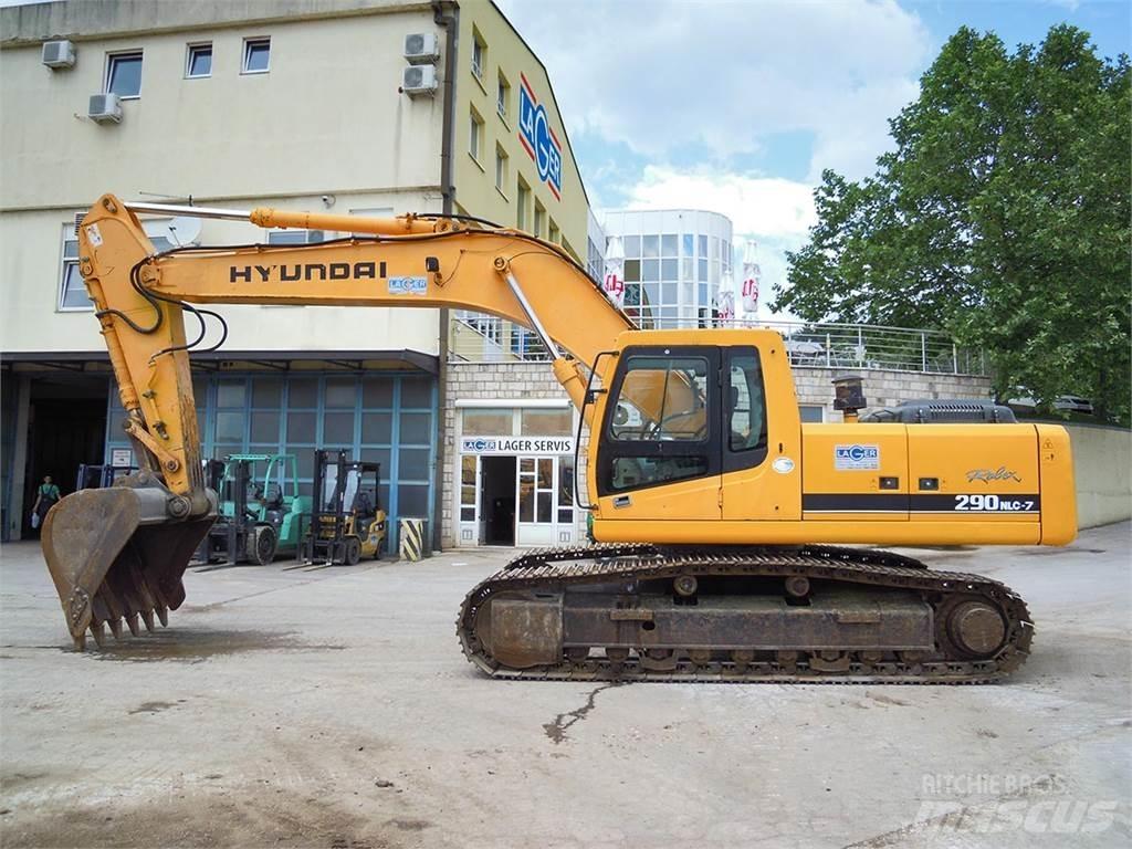 Hyundai R290NLC-7 حفارات زحافة