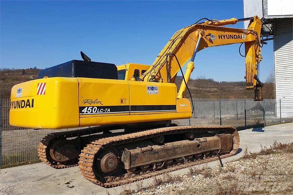 Hyundai R450LC-7A حفارات زحافة