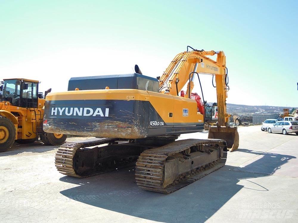Hyundai R450LC-7A حفارات زحافة
