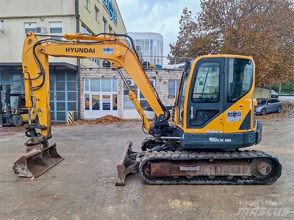 Hyundai R80CR-9A حفارات صغيرة أقل من 7 طن (حفارات صغيرة)