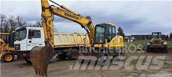 Komatsu PW160-7EO حفارات بعجل
