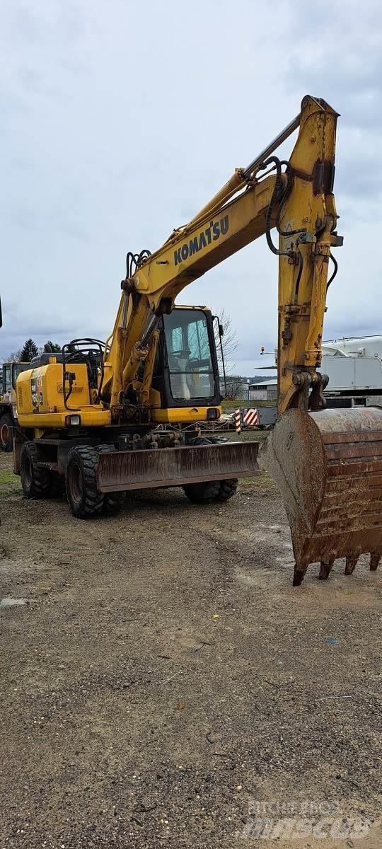 Komatsu PW160-7EO حفارات بعجل
