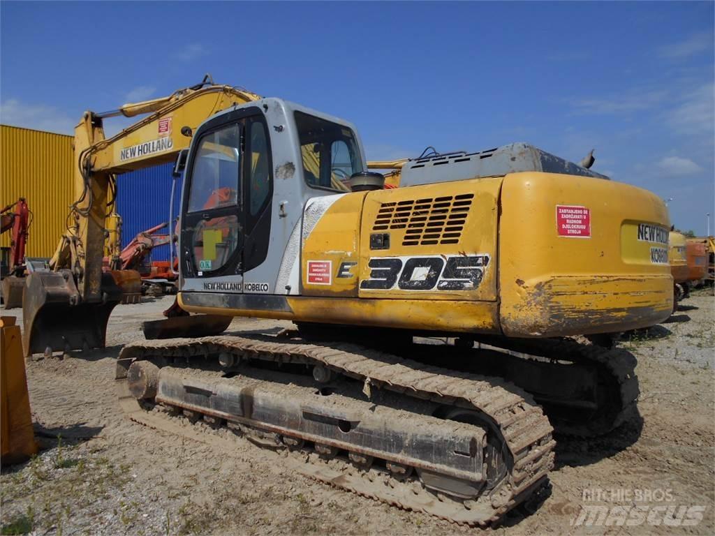 New Holland E 305EL حفارات زحافة