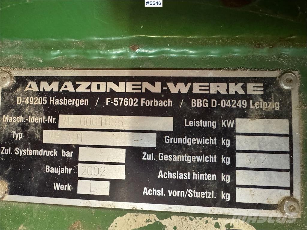 Amazone VE 401 مثاقيب