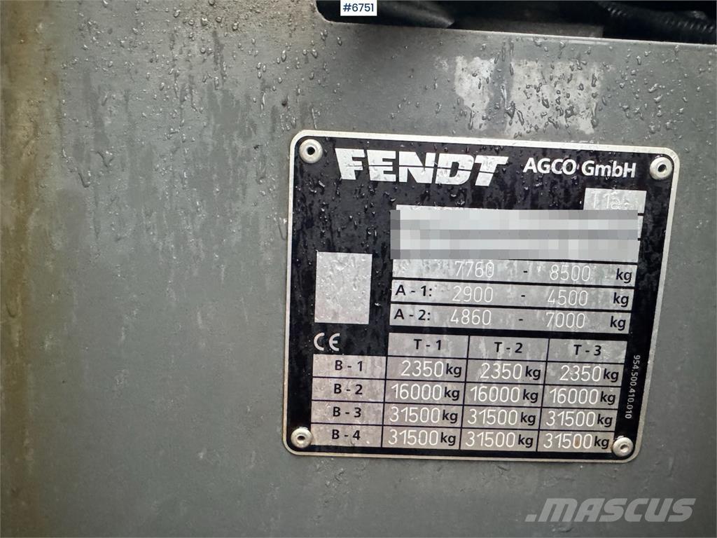 Fendt 313 الجرارات