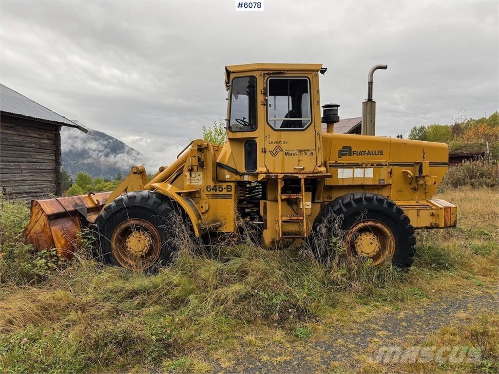 Fiat Allis 645-B لوادر بعجل
