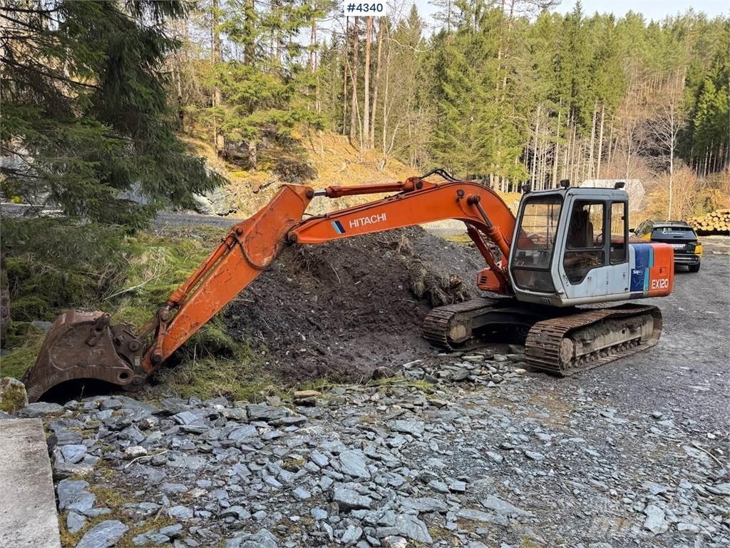 Hitachi EX120-2 حفارات زحافة
