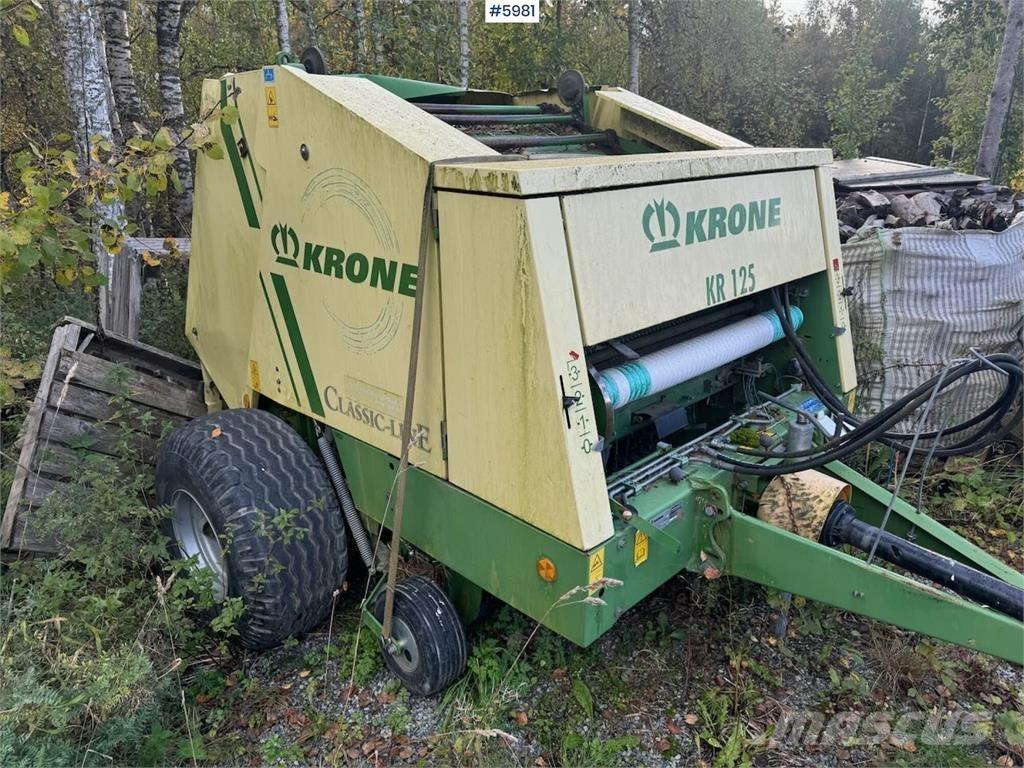 Krone KR 125 معدات أخرى للحصاد