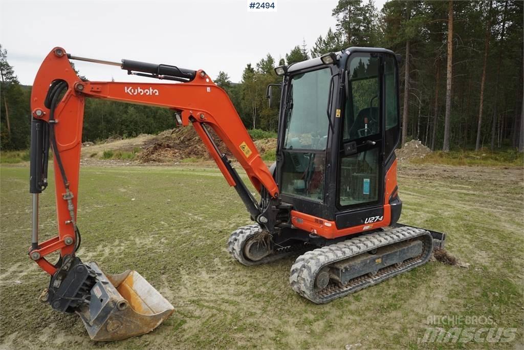 Kubota U27-4 حفارات زحافة