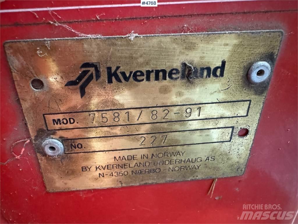 Kverneland 7581 معدات أخرى للحصاد