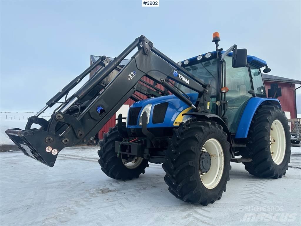 New Holland T5070 الجرارات