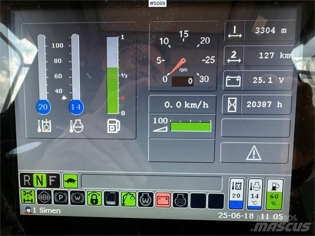 Valmet 860 lll رافعات شحن