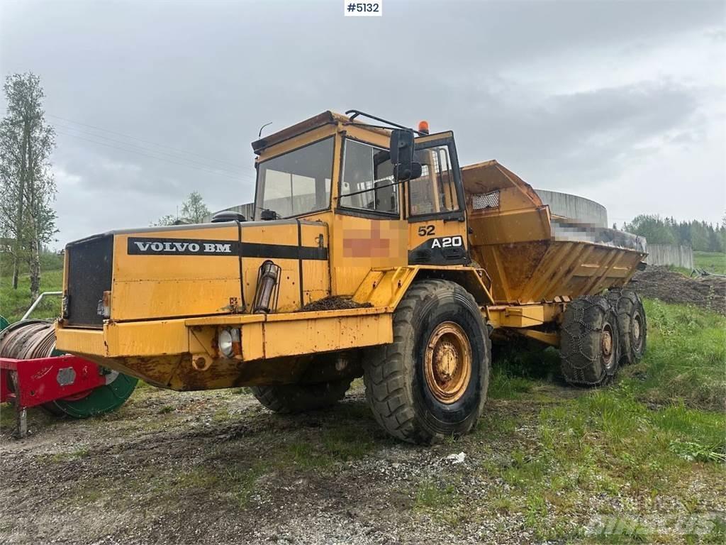 Volvo A20 6x4 عربات نقل قلابة للمواقع