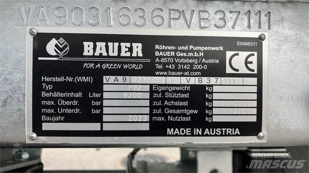 Bauer P 92 صهاريج الملاط