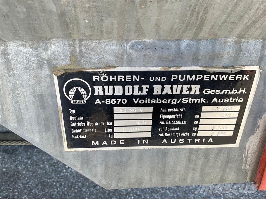Bauer VB 26 V صهاريج الملاط