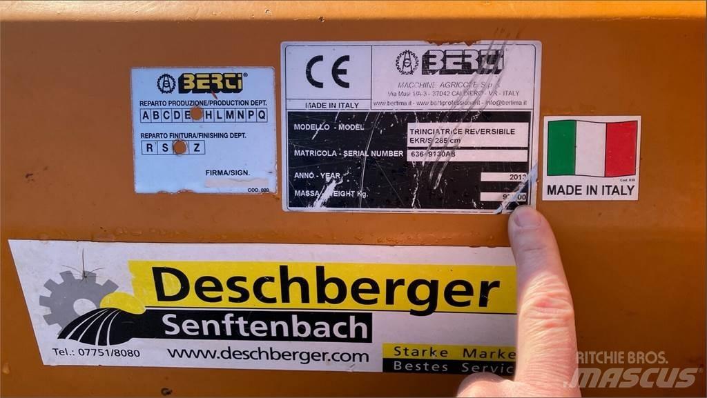 Berti EKR/S 285 جزازات وأغطية المراعي