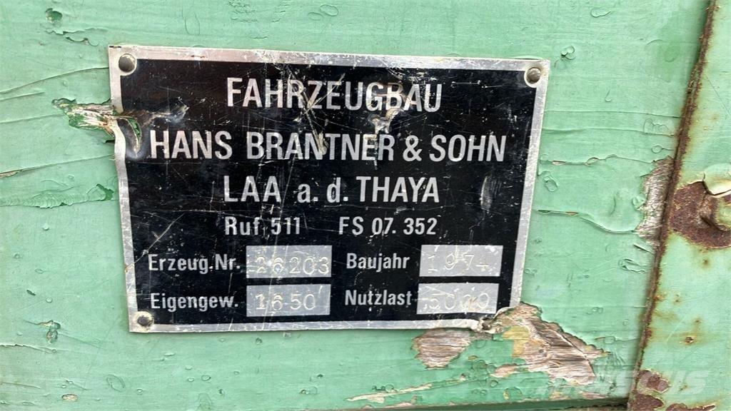 Brantner 5 Tonnen مقطورات قلابة