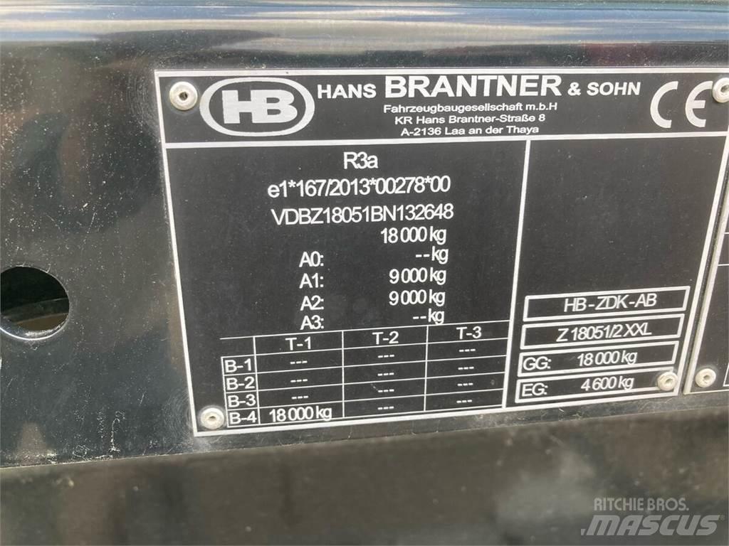 Brantner Z18051/2X مقطورات قلابة