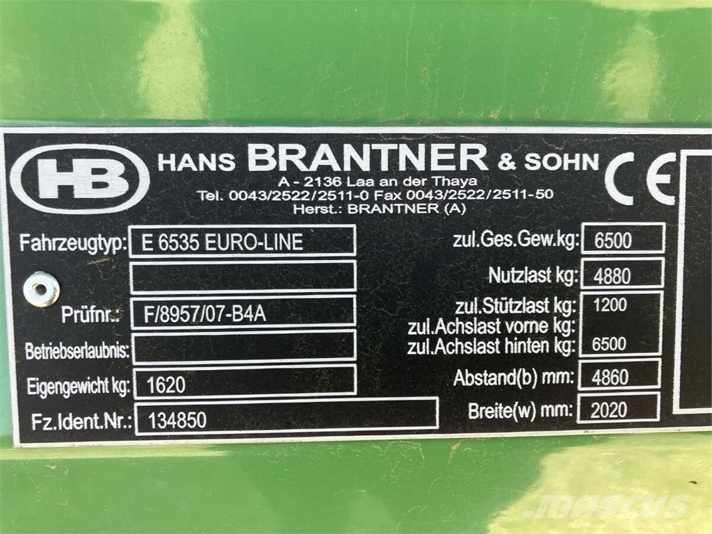  E 6535 Euro-Line مقطورات أخرى
