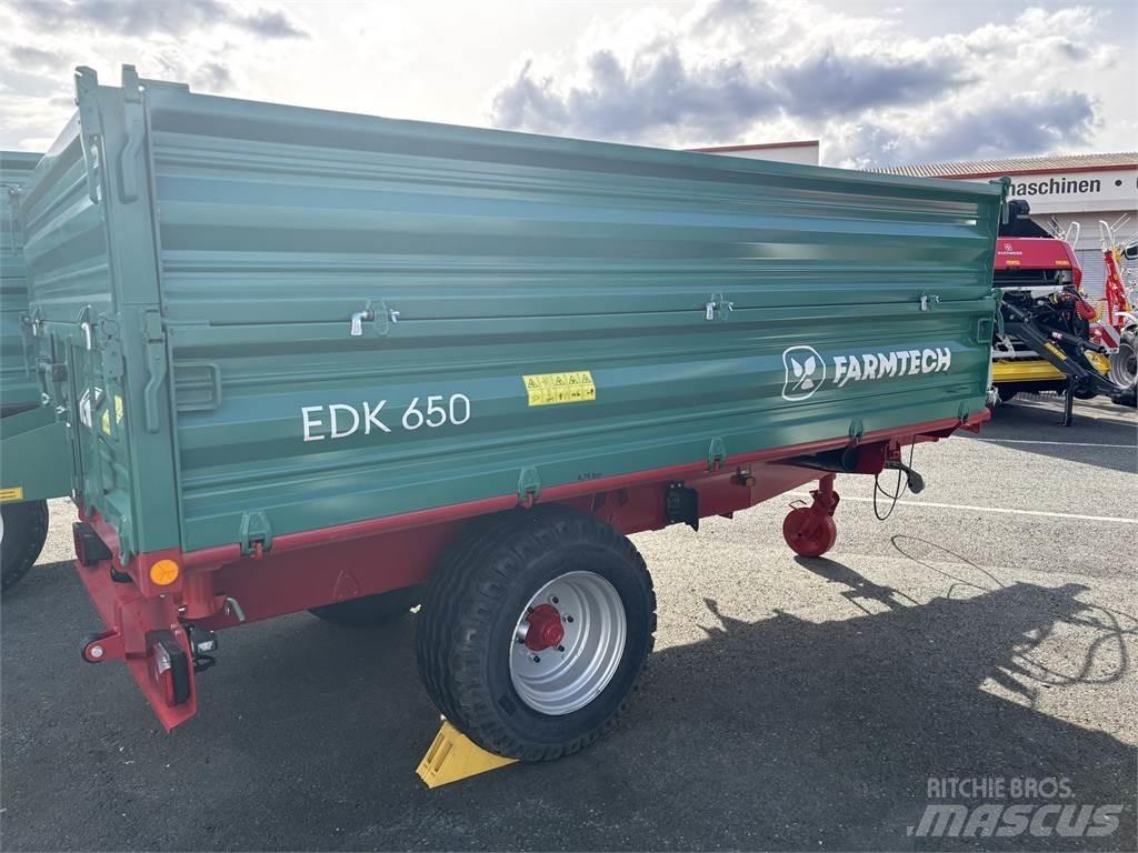 Farmtech EDK 650HD مقطورات قلابة