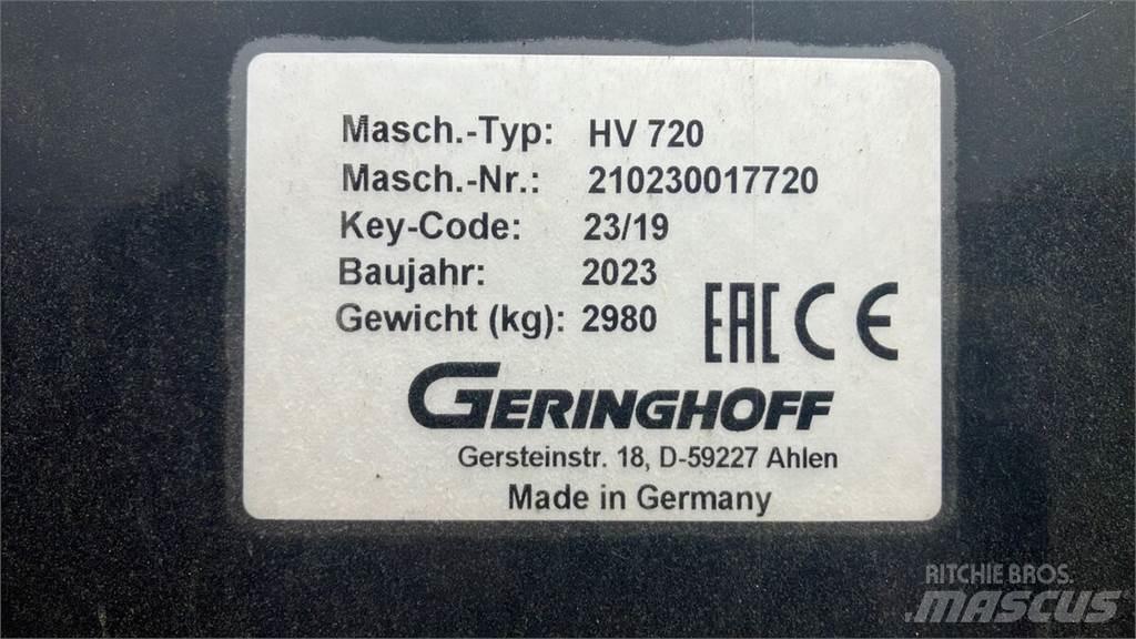 Geringhoff HV 720 ملحقات الحصادات