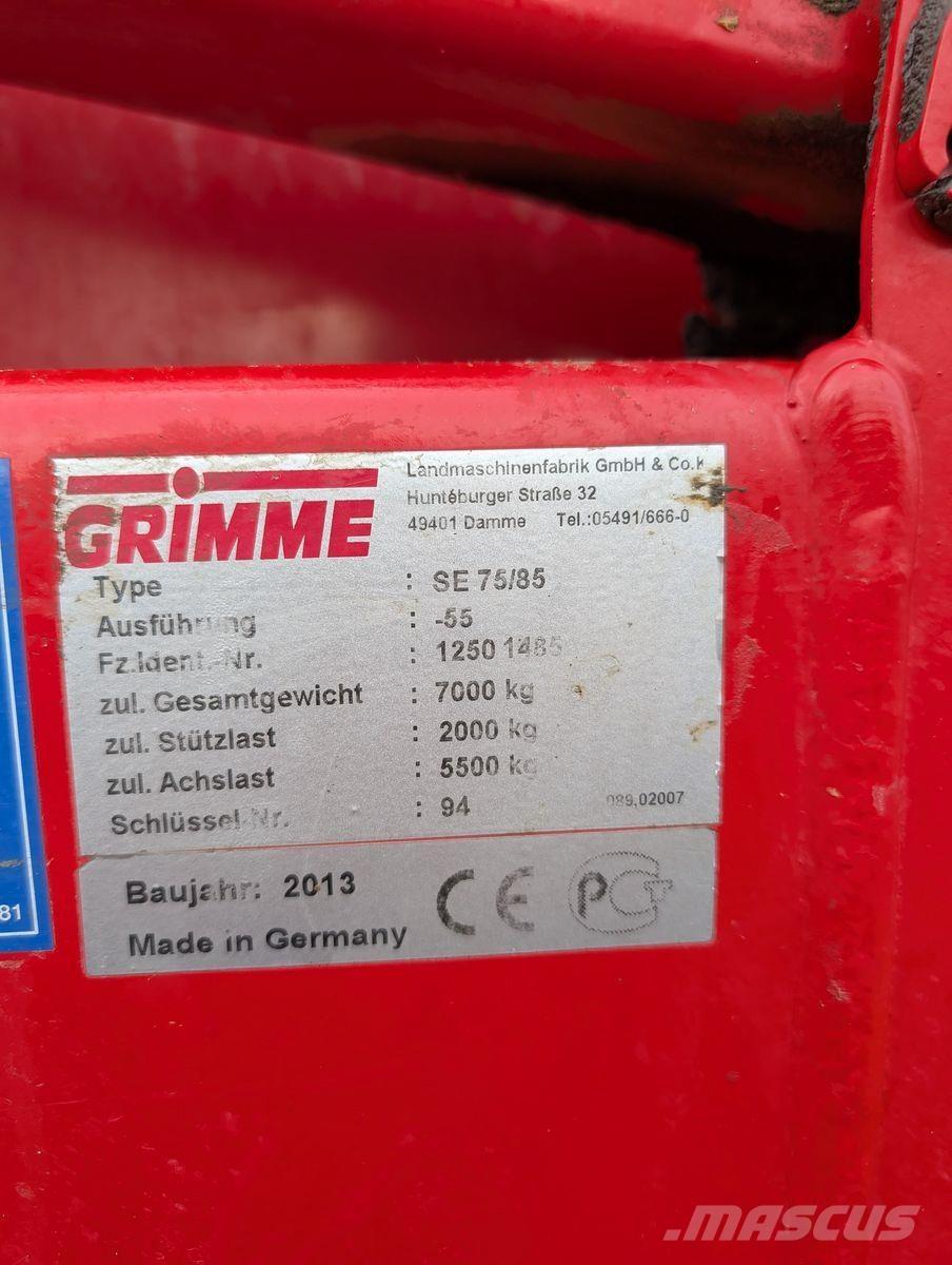 Grimme SE 75 - 55 ماكينات زراعية - غير ذلك
