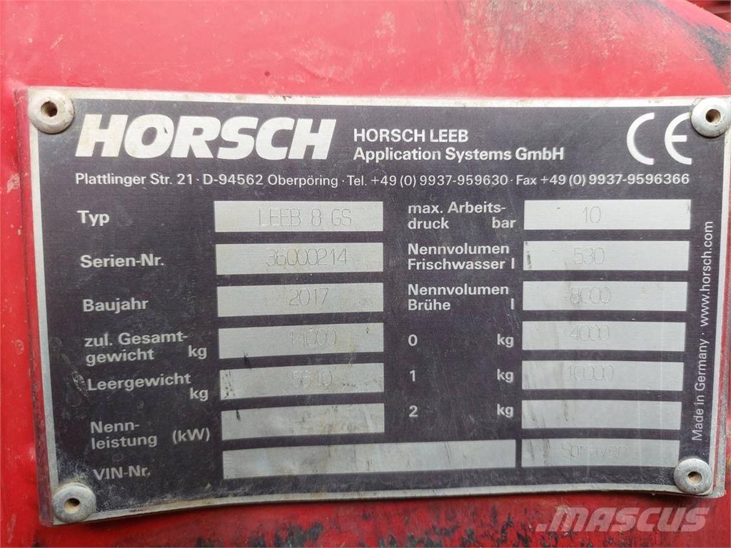 Horsch Leeb 8GS الرشاشات