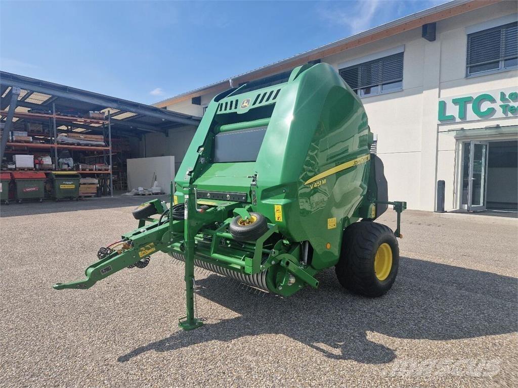John Deere V451M محزمات مستديرة