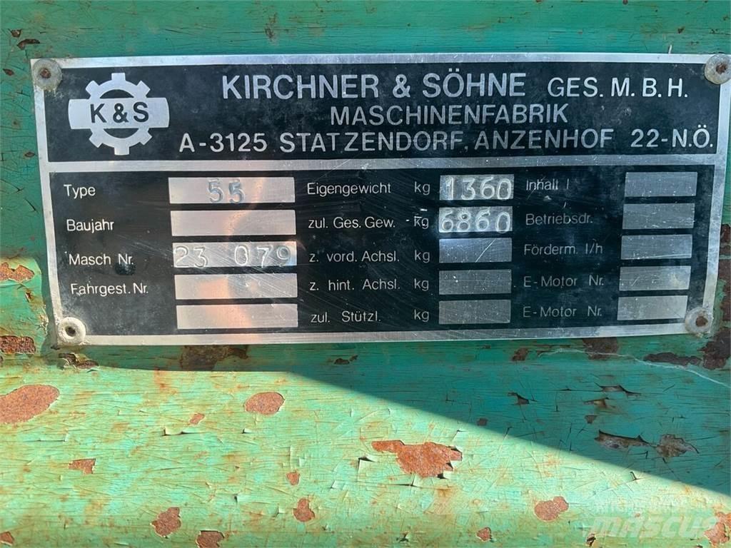 Kirchner T 55 معدات توزيع السماد العضوي