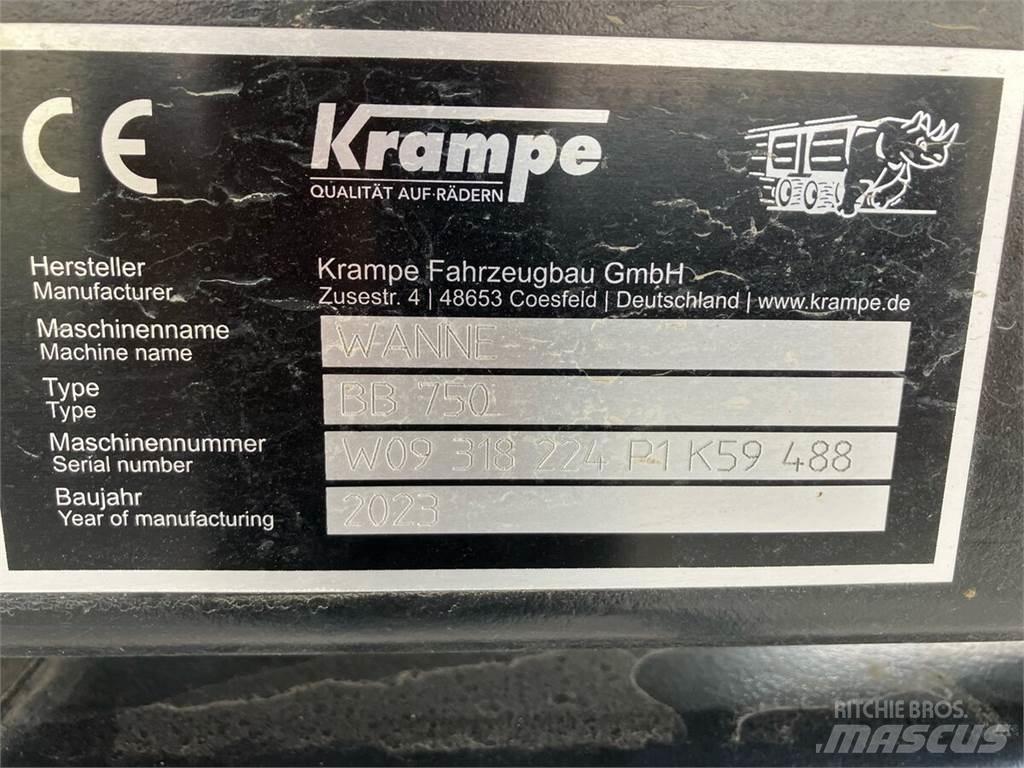 Krampe BigBody 750 مقطورات قلابة