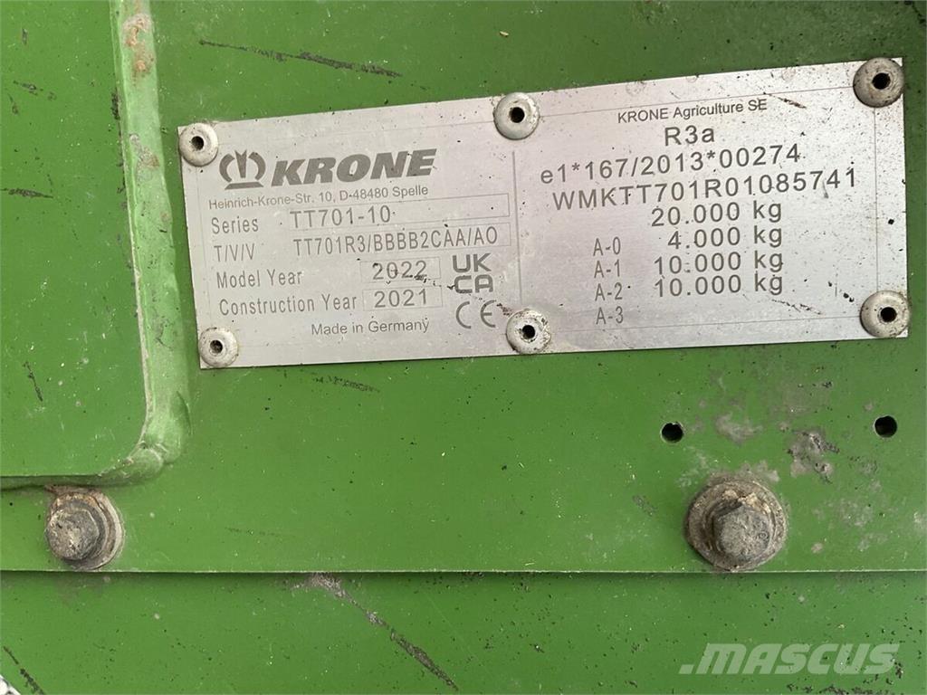 Krone TX 460 GL مقطورات ذاتية التحميل