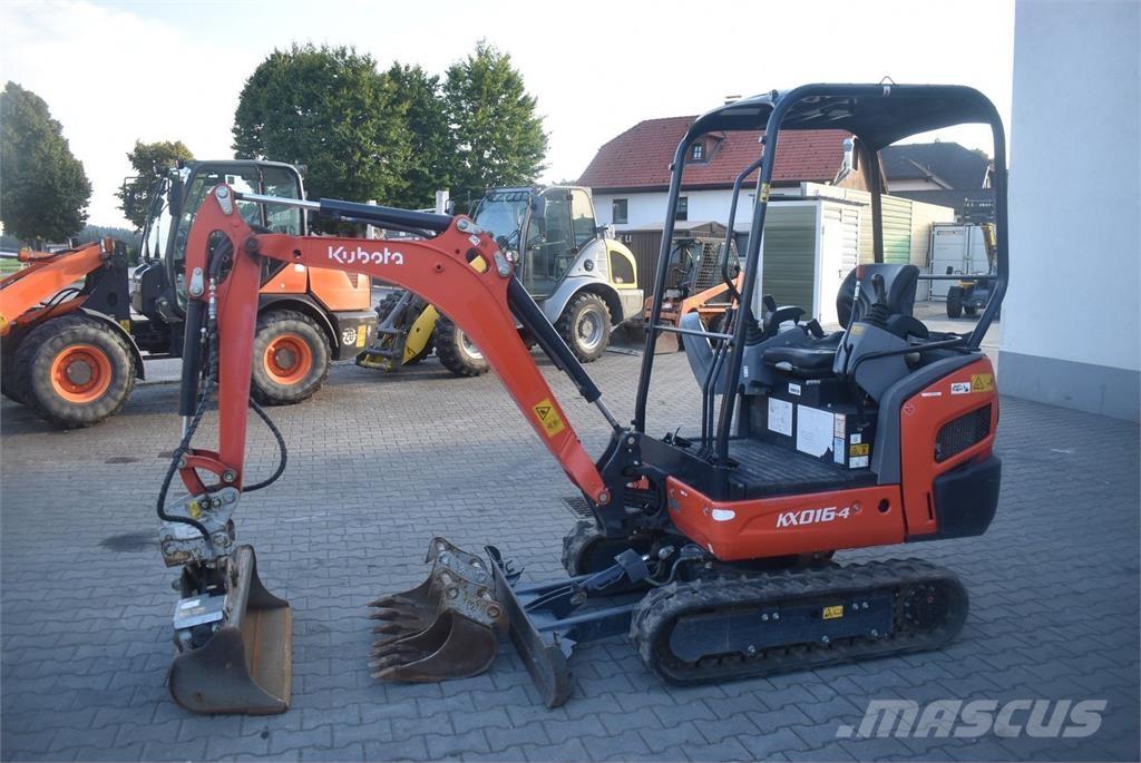 Kubota KX016-4 حفارات صغيرة أقل من 7 طن (حفارات صغيرة)