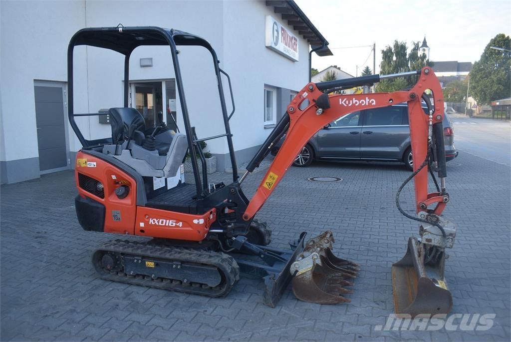 Kubota KX016-4 حفارات صغيرة أقل من 7 طن (حفارات صغيرة)