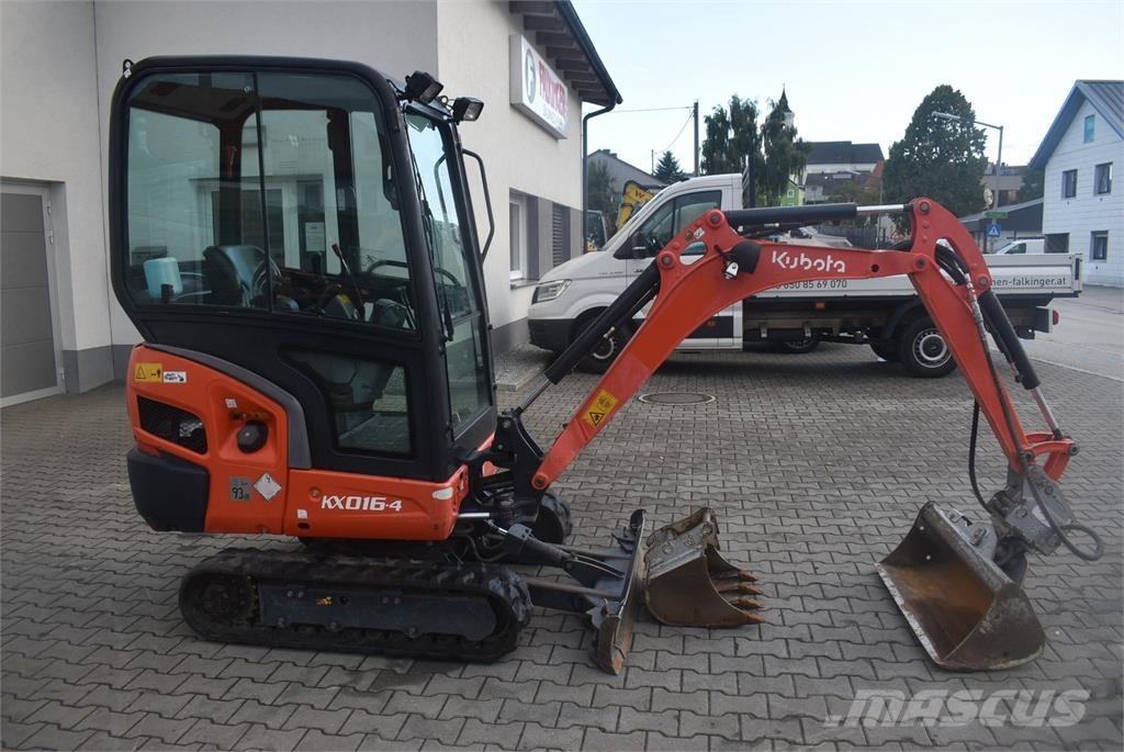 Kubota KX016-4 حفارات صغيرة أقل من 7 طن (حفارات صغيرة)
