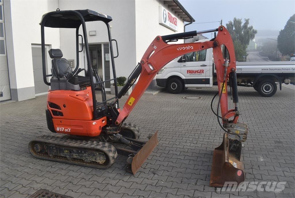 Kubota U17-3a حفارات صغيرة أقل من 7 طن (حفارات صغيرة)