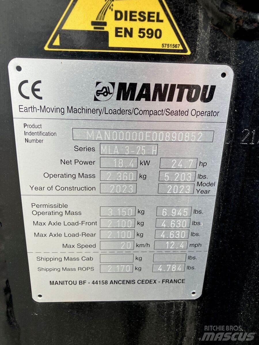 Manitou MLA 3-25 لوادر وحفارات أمامية