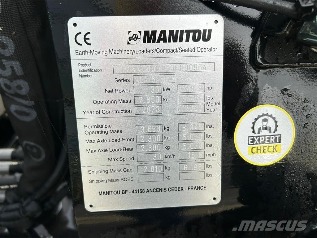 Manitou MLA 5-50 لوادر وحفارات أمامية