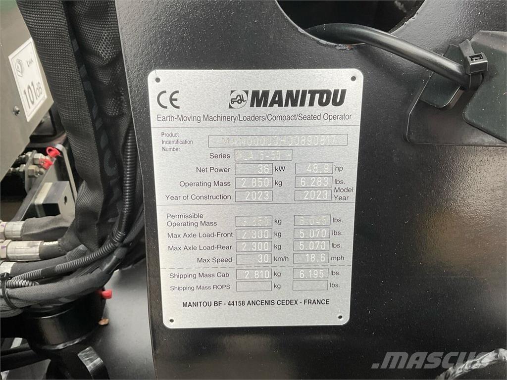 Manitou MLA 5-50 H لوادر وحفارات أمامية