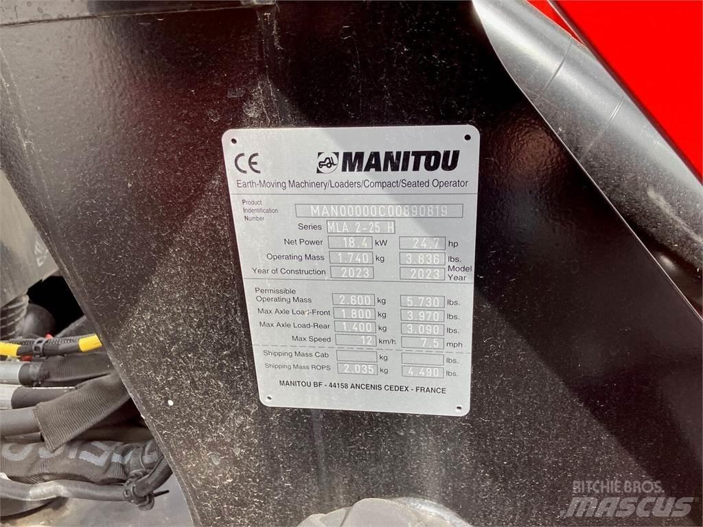 Manitou MLA2-25 لوادر وحفارات أمامية