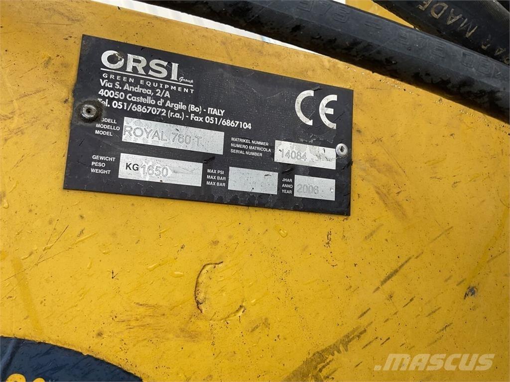 Orsi Royal 760 T ركوب الحشائش