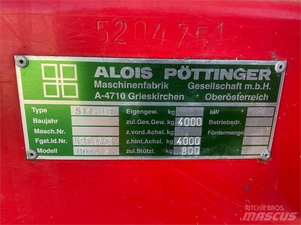 Pöttinger Boss II مقطورات ذاتية التحميل